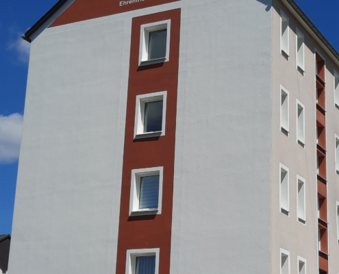 Giebelansicht Steinbüschelstraße 32-36