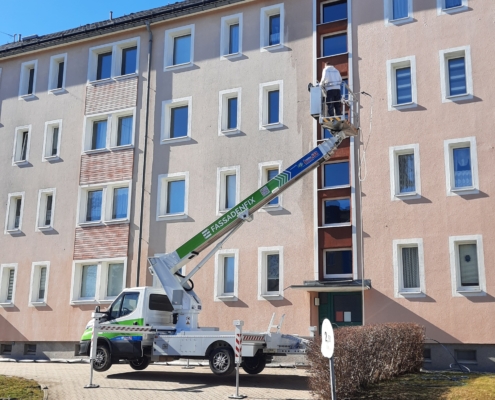 Ergebnis Fassadenreinigung