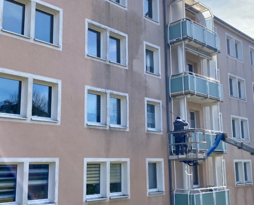 Ergebnis Fassadenreinigung