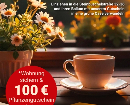 Balkonaktion Pflanzengutschein