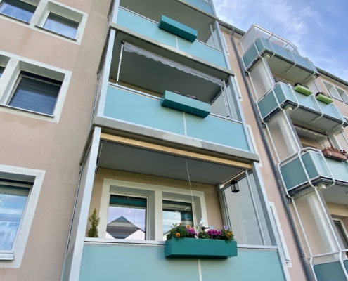Balkonneubau Steinbüschelstraße 32-36