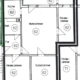 Grundriss 4-Raum Wohnung rechts